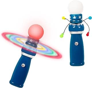 LED Galaxy Spinner: Flashing Lights & Orbiting Planets for Kids' Parties
