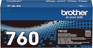 Brother TN760 High-Yield Black Toner: 3,000 Pages for HL-L23xx & MFC-L27xx