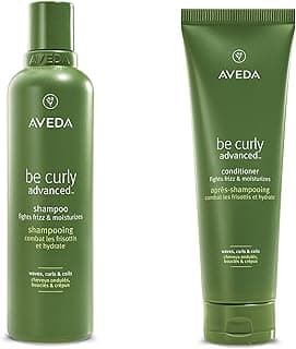 Aveda Be Curly Advanced Anti-Frizz Shampoo & Conditioner Duo for Curls - Sulfate/Silicone-Free 8.5oz
