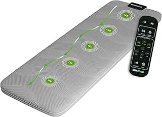 GhostBed 3" Gel Foam Massage Mat: 7 Programs, Heat, Vibration Therapy