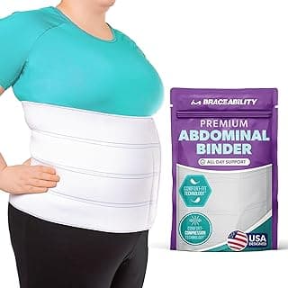 XXL BraceAbility Abdominal Binder: Post-Surgery, Hernia, Diastasis Recti Support