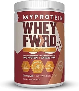 Sustainable Animal-Free Whey Protein: 20g Cinnamon Cereal, Lactose-Free