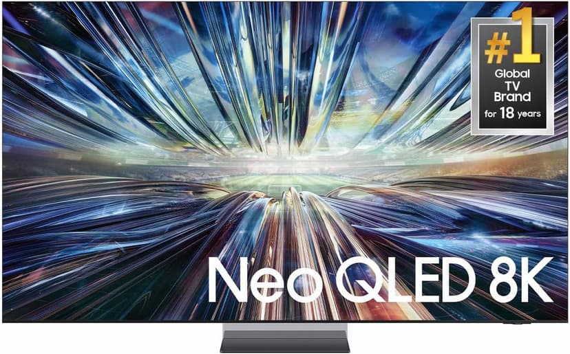 Samsung 65-Inch Class Neo QLED 8K QN900D Series Mini LED, Neo Quantum HDR Smart TV w/Dolby Atmos, Object Tracking Sound Pro, AI Motion Enhancer Pro, Alexa Built-in (QN65QN900D, 2024 Model)