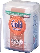 Miles Kimball 5-lb Flour Keeper - Snap-Tight Dishwasher-Safe Container