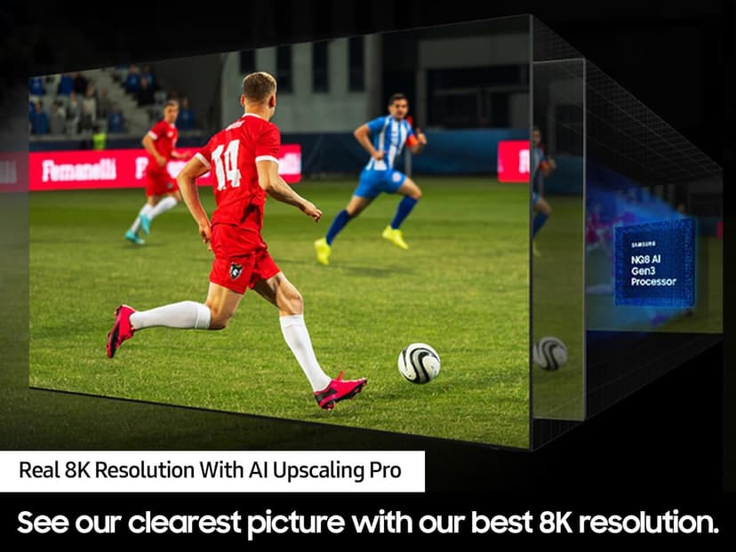 Samsung 65-Inch Class Neo QLED 8K QN900D Series Mini LED, Neo Quantum HDR Smart TV w/Dolby Atmos, Object Tracking Sound Pro, AI Motion Enhancer Pro, Alexa Built-in (QN65QN900D, 2024 Model)