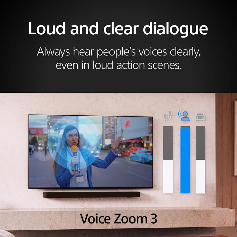Sony BRAVIA 8 II 65 Inch TV, QD OLED, 4K Smart Google TV, XR Processor with AI Technology, Ultra Slim Design, 120hz Television, Dolby Vision/Atmos, Exclusive Features for PS5, K-65XR80M2, 2025 Model