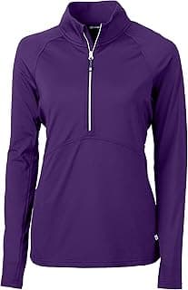 Cutter & Buck Women's Adapt Eco-Knit Half-Zip Pullover - Stretch & Sustainable