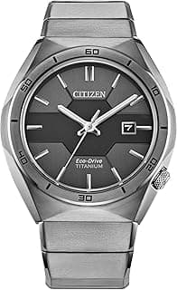 Citizen Eco-Drive Super Titanium Armor Watch - Lightweight Black Dial