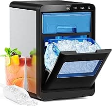 COWSAR 44lbs/Day Nugget Ice Maker - Countertop Pebble Ice w/ Scoop
