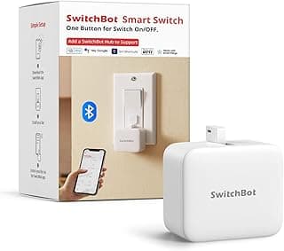 SwitchBot Fingerbot: Bluetooth Smart Button Pusher for Switches & Appliances - No Wiring