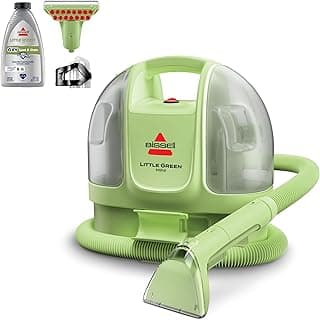 BISSELL Little Green Mini: Compact Deep Cleaner for Carpets, Upholstery & Cars w/ Self-Clean Tool