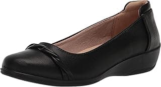 LifeStride Women's Impact Slip-On Wedge Loafers - Lightweight Comfort