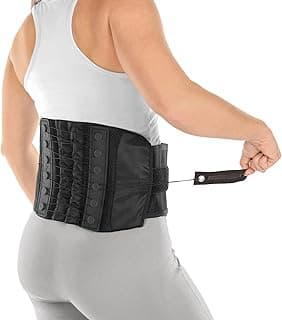 BraceAbility Lumbar Back Brace: Sciatica, Herniated Disc Relief, 28-60" Fit