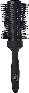Wet Brush Volumizing Round Brush for Fine to Medium Hair - Salon Blow-Out, Less Pain & Breakage, Lightweight Boar Bristle Detangles & Removes Knots