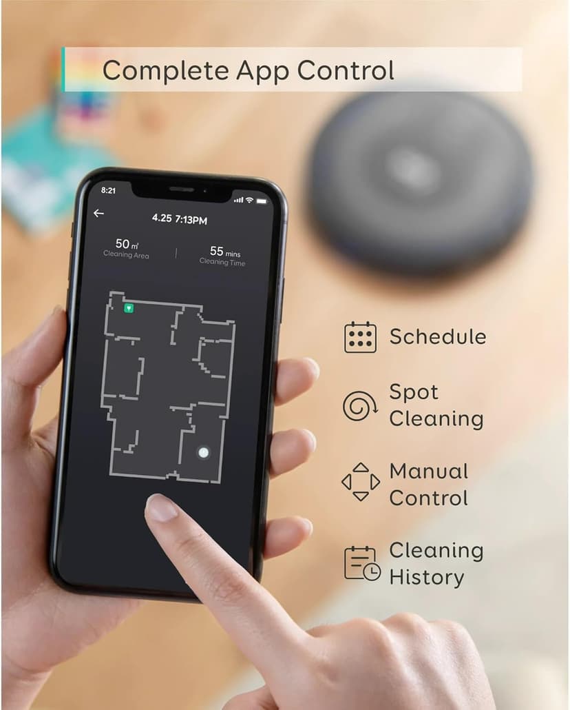 eufy Renewed RoboVac G30 Verge, Robot Vacuum with Home Mapping, 2000Pa Suction, Wi-Fi, Boundary Strips, for Carpets and Hard Floors (Renewed)