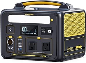 VTOMAN Jump 600X: 600W LiFePO4 Power Station + Car Jump Starter