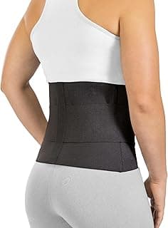 BraceAbility Elastic Back Brace for Sciatica & Lumbar Pain Relief (L)