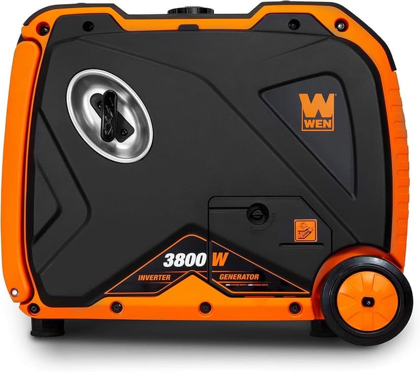 WEN 3800-Watt Inverter Generator, Electric Start, RV-Ready, Portable and Super Quiet with Fuel Shut-Off (56380i)