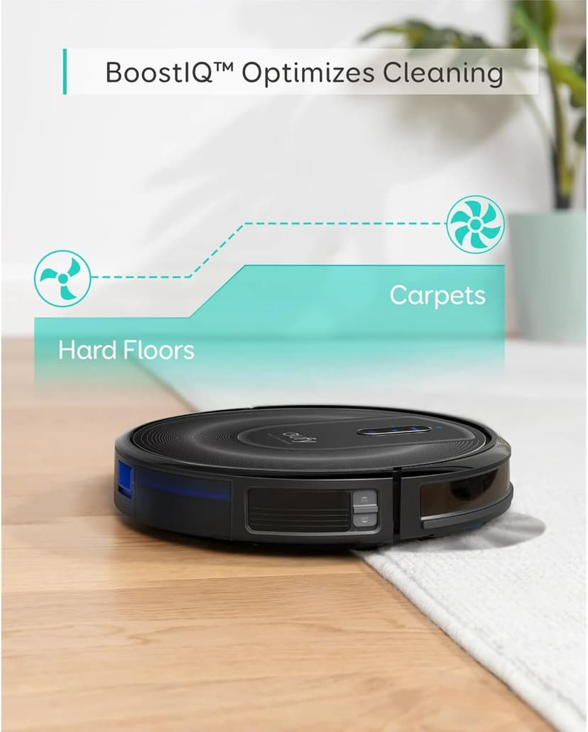 eufy Renewed RoboVac G30 Verge, Robot Vacuum with Home Mapping, 2000Pa Suction, Wi-Fi, Boundary Strips, for Carpets and Hard Floors (Renewed)