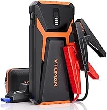 VTOMAN V10 3500A Jump Starter: 9.5L Gas/7.5L Diesel, USB-C Power Bank