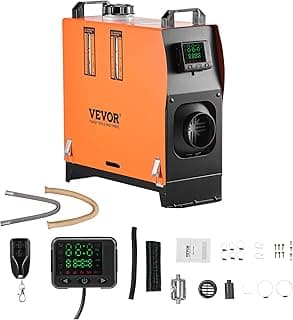 VEVOR 8kW Diesel Air Heater: Fast Heat, Remote Control, Low Noise for RV/Truck/Van