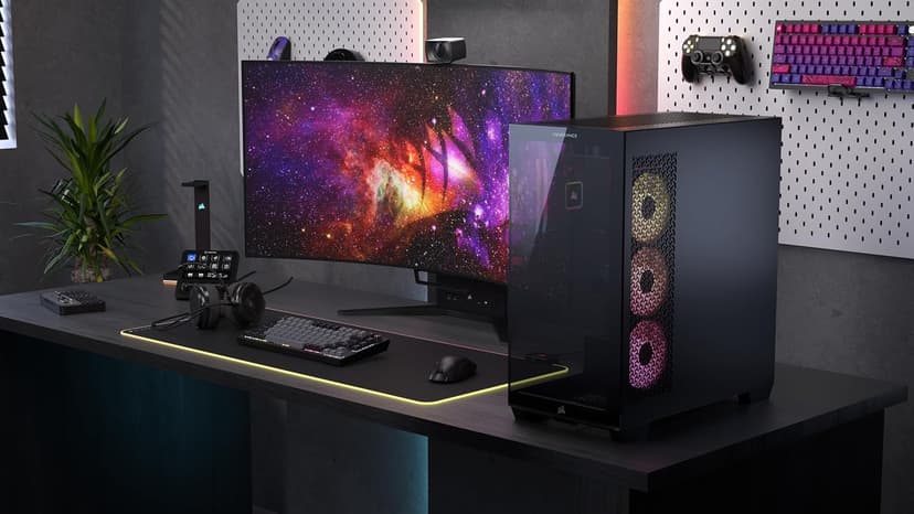 Corsair Vengeance i7600 Gaming PC – Liquid Cooled Intel® Core™ Ultra 7-265KF CPU, NVIDIA® GeForce RTX™ 4070Ti Super GPU, 32GB Vengeance RGB DDR5 Memory, 1TB M.2 NVMe SSD – Black