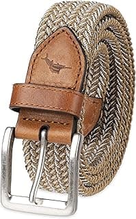 Tommy Bahama Men's Reversible Two-Tone Stretch Web Belt