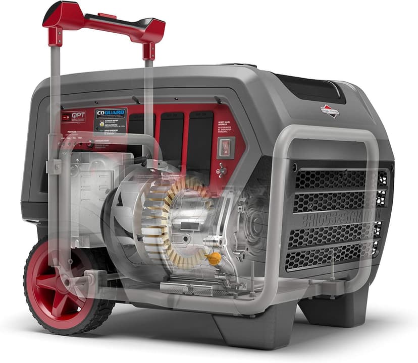 Briggs & Stratton Q6500 Quiet Power Series Inverter Generator | CO Guard, 6500 starting watts