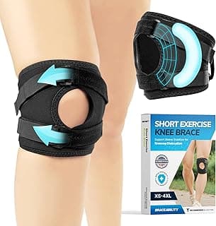 BraceAbility Patella Stabilizer Knee Brace - Pain Relief & Kneecap Support (L)