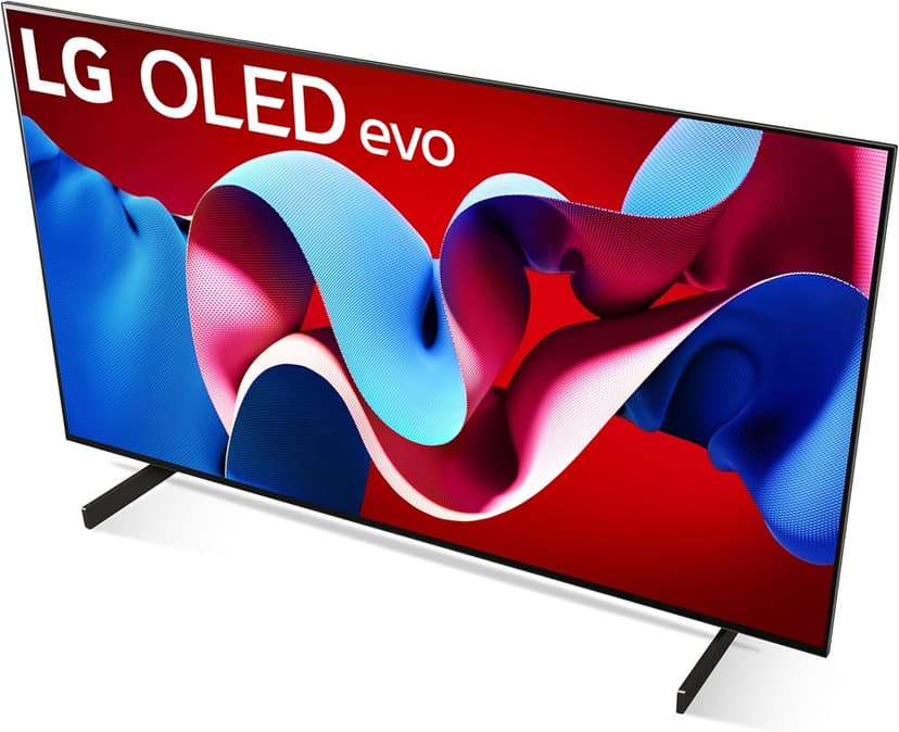 LG 42-Inch Class OLED evo C4 Series Smart TV 4K Processor Flat Screen with Magic Remote AI-Powered with Alexa Built-in (OLED42C4PUA, 2024)