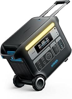 Anker PowerHouse 767: 2400W 2048Wh LiFePO4 Solar Generator w/ Wheels