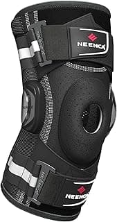 NEENCA Hinged Knee Brace: Patented X-Strap for ACL, Arthritis Pain Relief - FSA/HSA