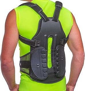 BraceAbility TLSO Full Back Brace for Kyphosis, Scoliosis & Post-Surgery - Small