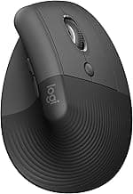 Logitech Lift Vertical Ergonomic Mouse: Wireless, Quiet, Small Hands Comfort