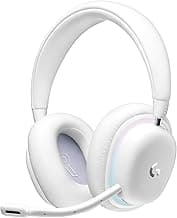 Logitech G735 Lightweight Wireless RGB Gaming Headset for Small Heads - White Mist