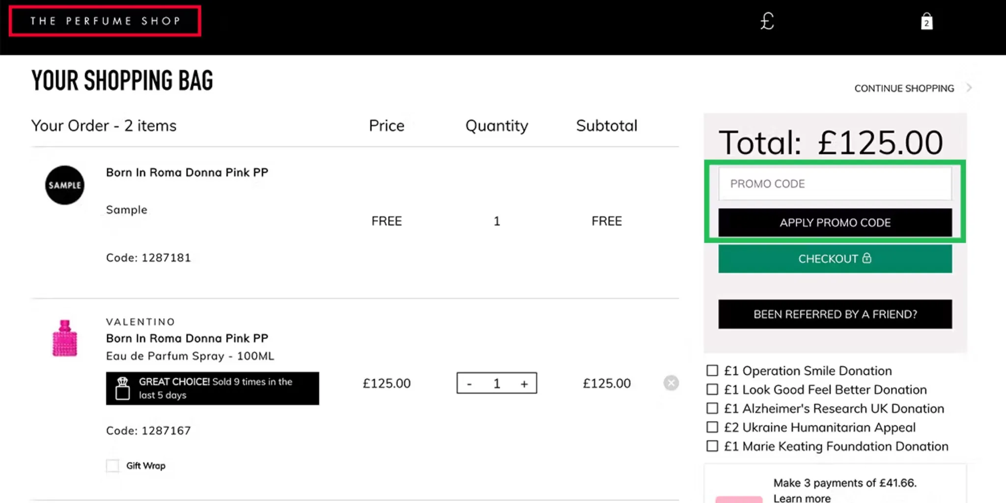 Where to Enter Your Promo Codes Where to Enter Your Promo Codes