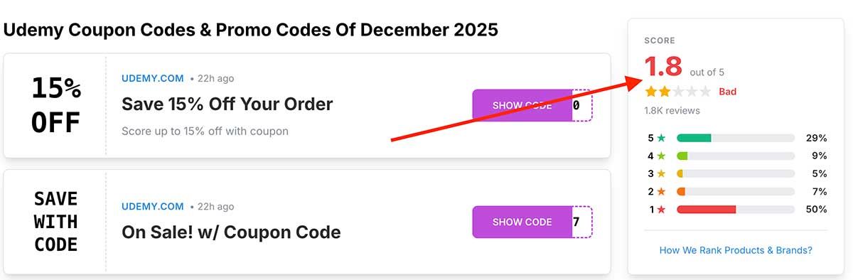 Brands may not incentivize or pay to hide reviews (User Ratings Only)