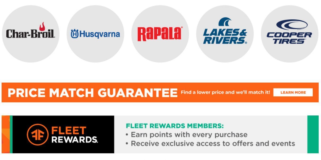 Fleet Farm's Price Match Policy
