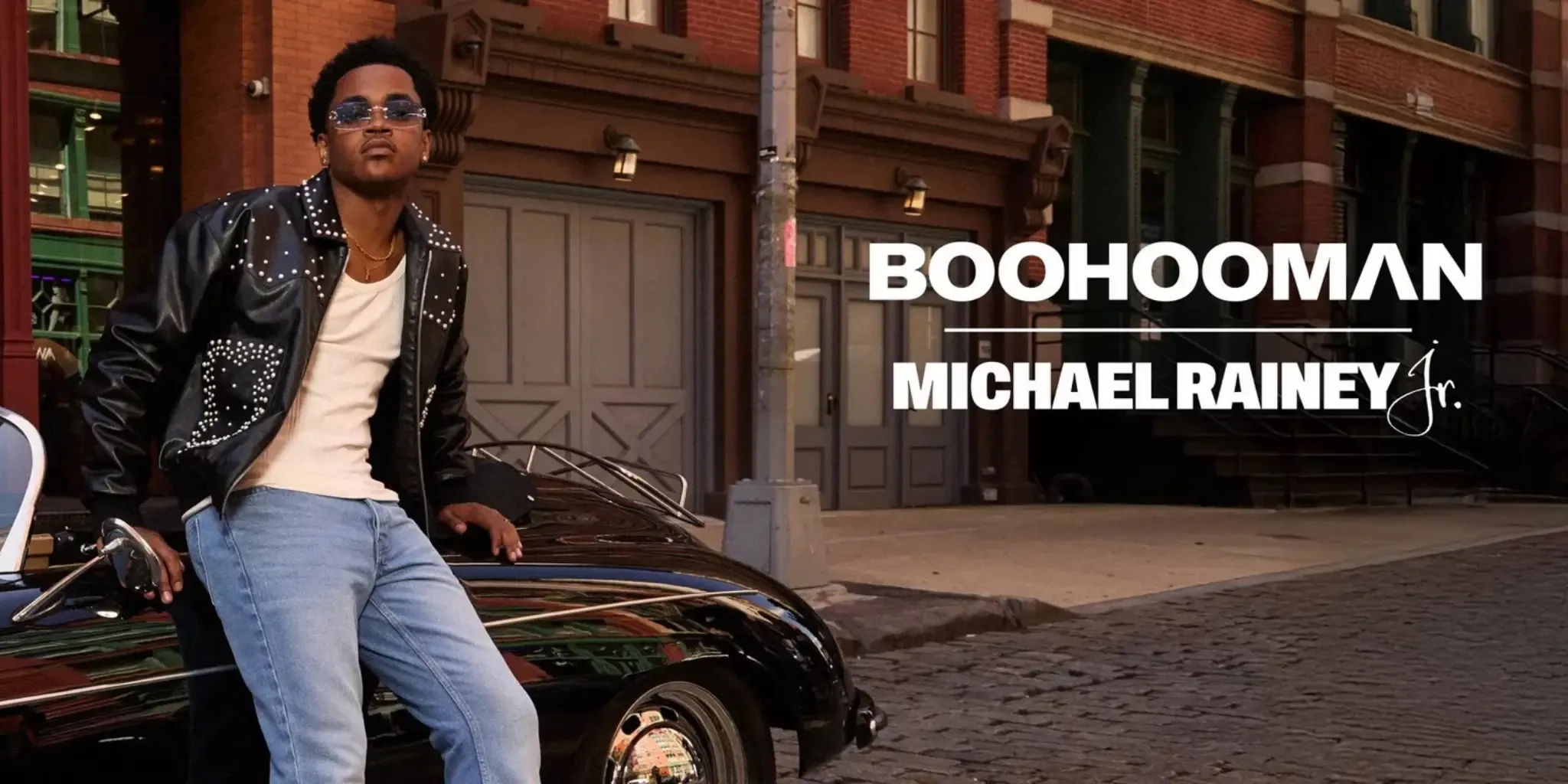 Michael Rainey Jr. with BoohooMAN Michael Rainey Jr. with BoohooMAN