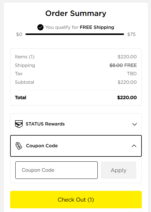 A screenshot of JD order summary page.