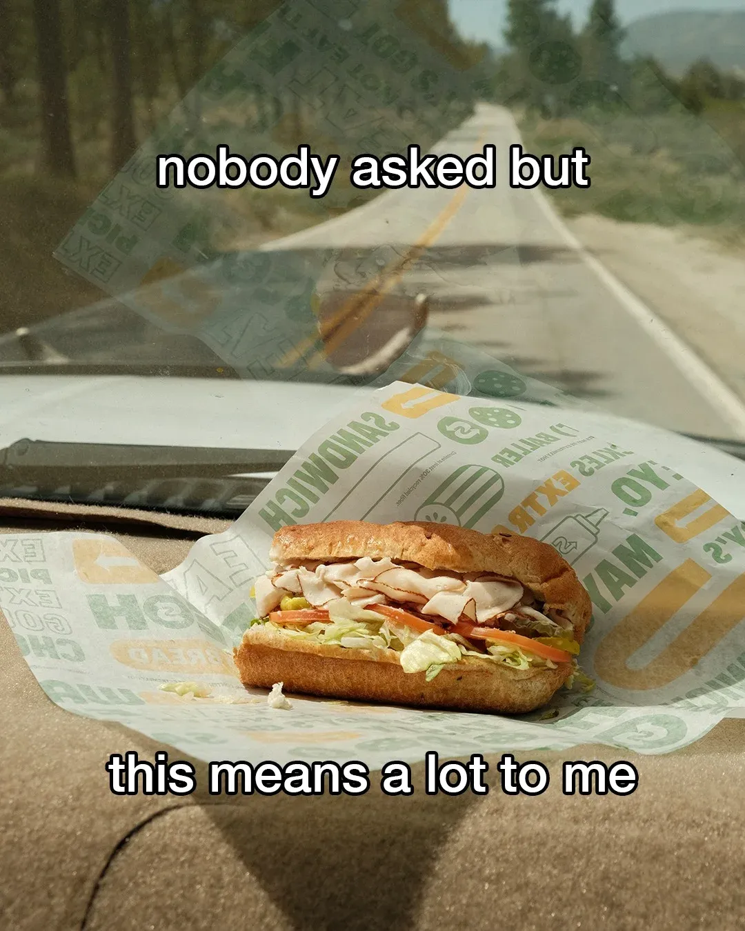 Delicious Subway food.