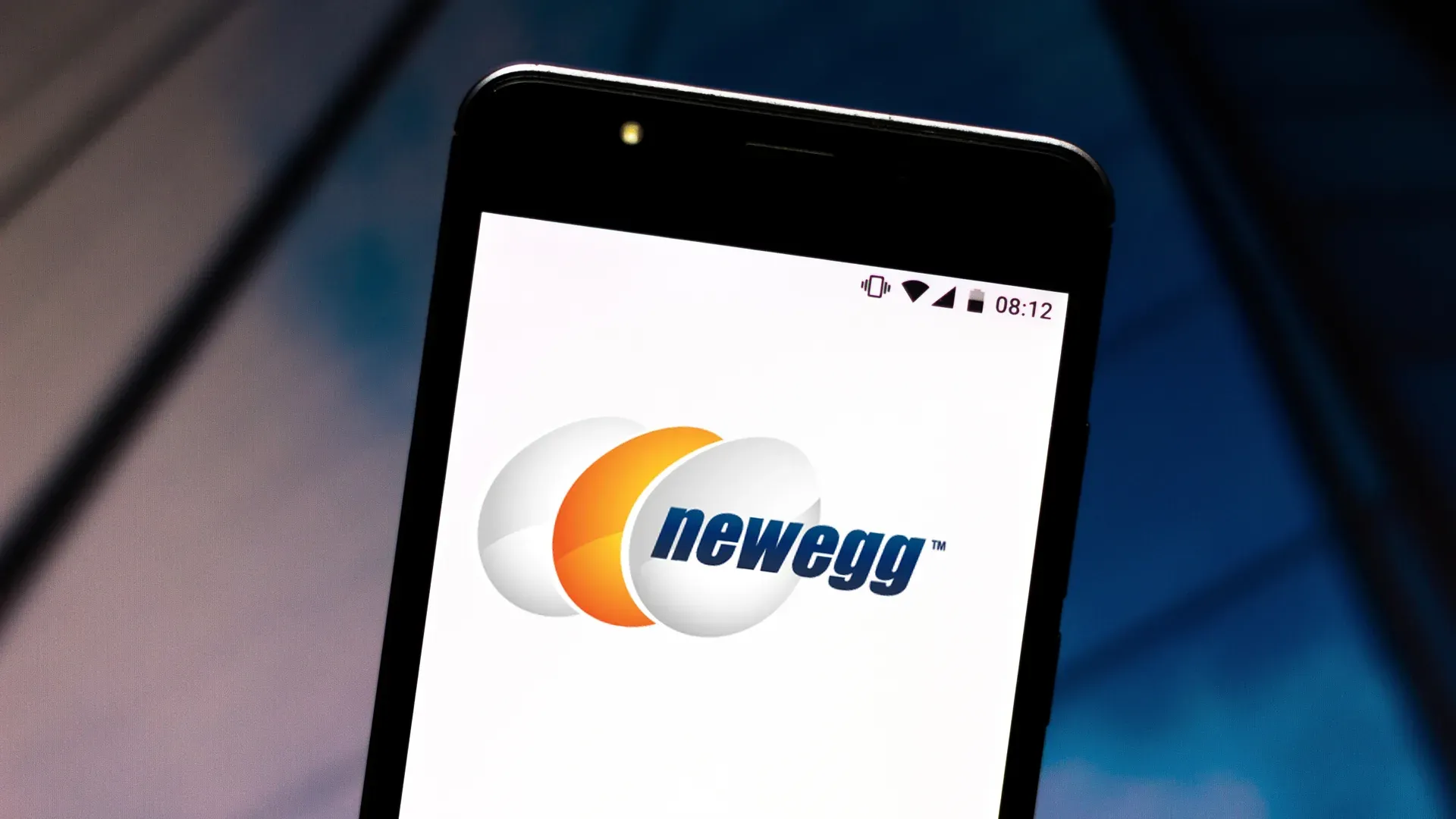 logo newegg in a phone